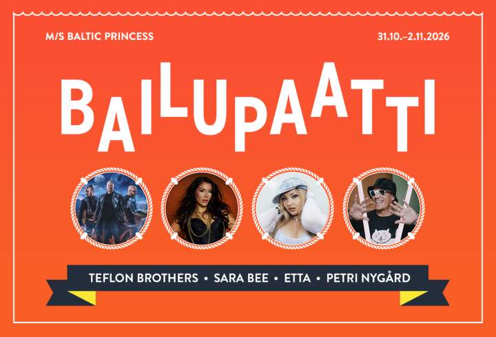 Bailupaatti 2026 esiintyjiä.